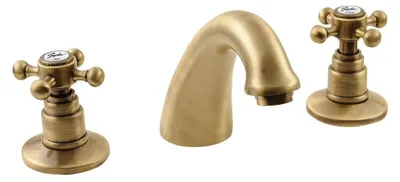 Produktbild von ANTEA 3-Loch - Waschtischarmatur mit Ablaufgarnitur, bronze