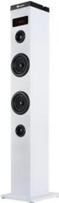 Obrázek produktu pro NGS věžový reproduktor Sky Charm Bluetooth USB RadioFM AUX 50W bílý NGS