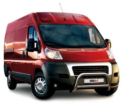 Obrázek produktu pro Ochranná lišta předního nárazníku pro Fiat Ducato 2006-2016 ABE ocel stříbrná