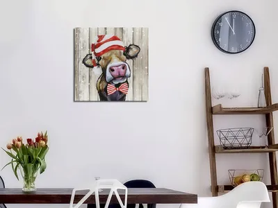 Produktbild von Wallity, KC452, Dekorative Leinwandmalerei, Mehrfarbig, 100 % LEINWAND, 45 x 45 cm
