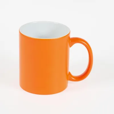 Produktbild von craftcut® Sublimationstasse NEON-ORANGE - 11 oz/330 ml