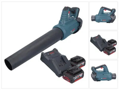Image de Bosch GBL 18V-750 Professional Souffleur sans fil 18 V BITURBO Brushless + 2x batterie 4,0 Ah + chargeur
