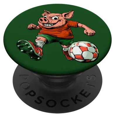 Productafbeelding van Voetbal, Schwein, PopSockets, plakbare PopGrip