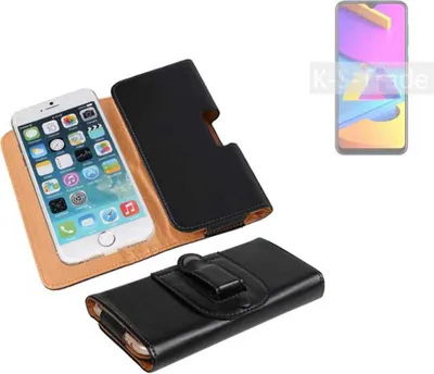 Produktbild von K-S-Trade Schützhülle Handyhülle kompatibel mit Samsung Galaxy M10s Holster Gürtel Tasche Schutzhülle Handy-Tasche Smartphone Case Seitentasche