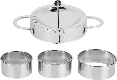 Produktbild von Haushalt 304 Edelstahl Manuelle Knödel Teig Presser Maker Formen Kit Küche Utensilien