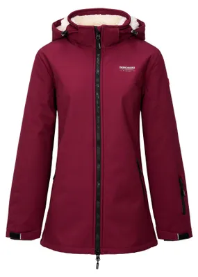 Obrázok produktu pre Nordberg Teddy softshell bunda pre dámy, farba: bordová, veľkosť: M