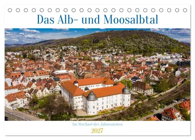 Produktbild von Das Alb- und Moosalbtal (Tischkalender 2027 DIN A5 quer), CALVENDO Monatskalender