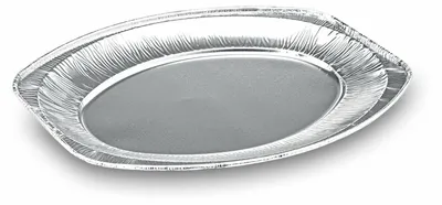 Produktbild von 100x Alu-Catering-Platten Aluminium-Partyplatten Servierplatten 35 x 24 cm