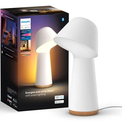 Image de Lampe de chevet Twilight Blanc et ambiance couleur Blanc