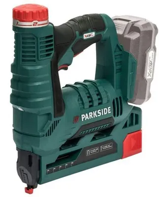 Produktbild von PARKSIDE® Akku-Tacker »PAT 20-Li A1«, mit rutschfestem Softgrip, integrierte LED-Leuchte (ohne Akku) X-20-V Team Serie