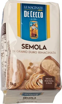 Produktbild von Hartweizengrieß - Semola di Grano Duro, De Cecco, No.176 (1 KG)