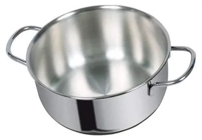 Immagine prodotto di Metalsomma Casseruola Inox 2 Manici Dune 20 Cm
