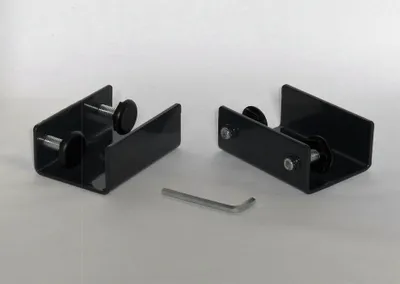Lattenrost-Verbindungsset 2 Stück, 65x100 mm, anthrazit