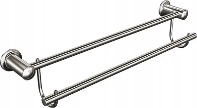 Produktbild von Andex Doppelter Handtuchhalter Wandmontage Chrom 70 cm