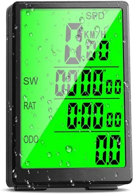 Zdjęcie produktu dla Bezprzewodowy komputer rowerowy z 31 funkcjami, wskaźnik prędkości, 3-calowy, wodoodporny wyświetlacz, automatyczne włączanie, licznik prędkości rowerowej