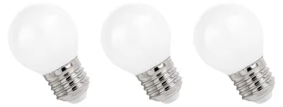 Produktbild von Spectrum E27 LED Lampe 1W 100lm 4000K Neutralweiß 230V 3 Stück
