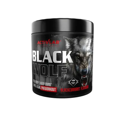 Zdjęcie produktu dla Black Wolf preparat przedtreningowy o smaku czarnej porzeczki Activlab