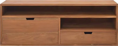 Produktbild von vidaXL TV-Schrank 110x30x40 cm Teak Massivholz