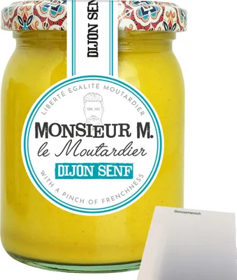 Produktbild von Monsieur M Dijon Senf (200g Glas) + usy Block