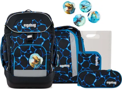 Produktbild von ergobag Schulrucksack-Set maxi Bärassic Garden