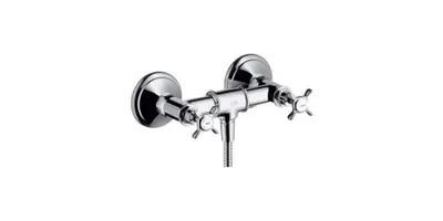 Produktbild von 2-Griff-Brausearmatur AXOR MONTREUX DN 15, Aufputz brushed brass brushed brass