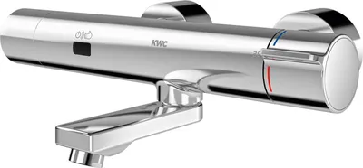 Immagine prodotto di Miscelatore a parete KWC AR, F5, elettrico, termostatico, uscita orientabile, 260 mm, modulo C, batteria