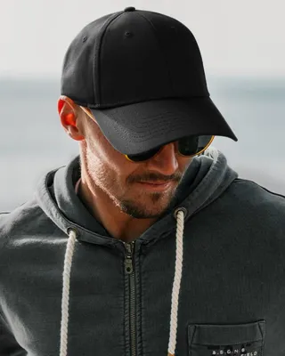 Immagine prodotto di Cappellino da baseball in cotone, taglia unica, nero, ideale per l'uso quotidiano