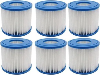 Produktbild von 6er Hotwasserpumpenfilter - Sommer Entspannung Filter Typ D - P57100102 SFS-350 RP-350 RP-400 RP-600 RX-600 Kartuschenfilter