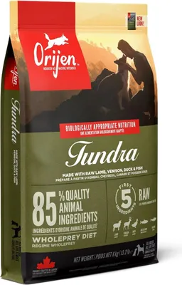 Produktbild von Orijen Tundra, Adult, Ziege, Wildschwein, Ente, 6 kg
