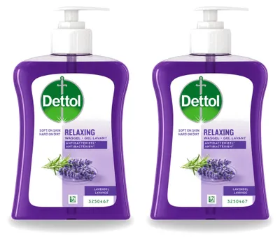 Obrázek produktu pro 2 kusy tekutého mýdla Dettol na ruce – vůně levandule – 250 ml – výhodná balení – 2 kusy