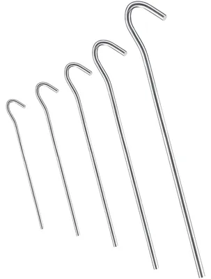 Productafbeelding van Tentharingen 230 mm - Ø 4 mm - Gegalvaniseerd staal - 18 stuks