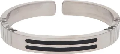 Produktbild von Boccia Damen Armspange aus Titan mit Kaltemail in silberfarben - 0340-02