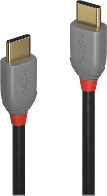 Obrázek produktu pro LINDY USB 2.0 kabel typ C/C Anthra Line M/M 1m