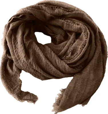 Produktbild von Niklarson Schal Tuch cappuccino 190x100cm Damen Poncho Stola Pareo Viskose T1657