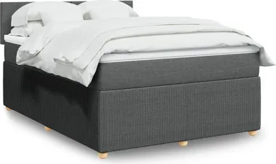 Produktbild von Maison Exclusive - Boxspringbett mit Matratze Dunkelgrau 160x200 cm Stoff