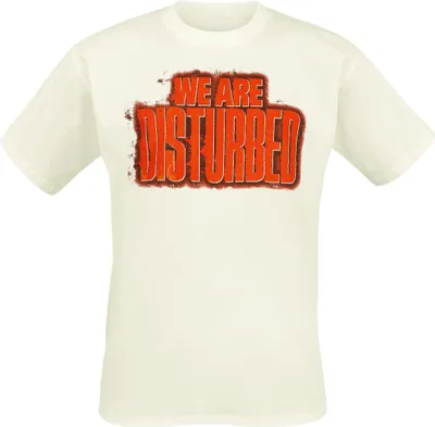 Produktbild von Disturbed T-Shirt Herren Tour 23 weiß Band-Merch, Bands 100% Baumwolle S