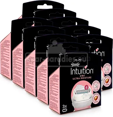Obrázok produktu pre Žiletky Wilkinson Intuition 2 v 1 Ultra Moisture, balenie 3 x 10