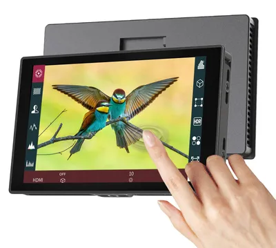 Immagine prodotto di Monitor per fotocamera da 7 pollici con touchscreen HD, luminosità di 1000 nit e risoluzione di 1280x800