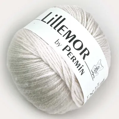 Obrázek produktu pro Lillemor by Permin - Organická Vlna pro miminka, děti a dospělé (01 cream)
