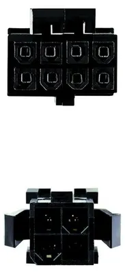 Produktbild von Nanocable 10.19.1401, 0,15 m, 8-pin(4+4) EPS12V, 4-pin ATX12V, Männlich, Weiblich, Gerade