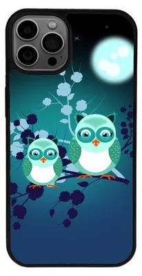 Produktbild von TPU Silikon Hülle für iPhone 14 Handy Cover Case Schutzhülle Handyhülle Bumper MOTIV 42 Eulen