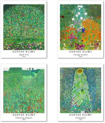 Obrázok produktu pre Sada umeleckých plagátov, 4 ks, 28 x 35 cm, ekologické