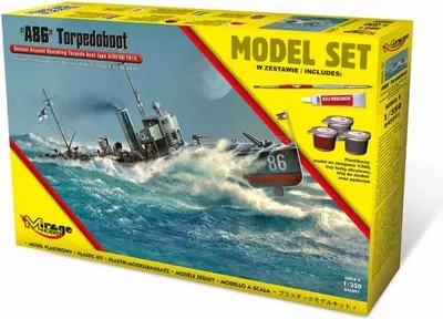 Productafbeelding van A86 Duitse torpedoboot (modelset) / 1:350