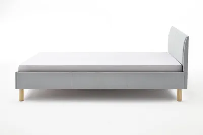 Produktbild von Polsterdoppelbett Amber - eisblau