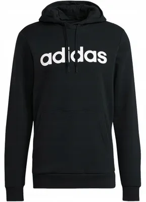 Produktbild von Adidas - "Essentials Linear" Kapuzenpullover für Herren PP1376 (S) (Schwarz)