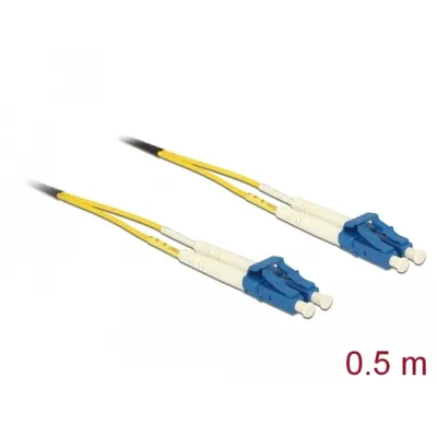 Produktbild von Delock Kabel Lichtwellenleiter LC > LC Singlemode OS2 0,5 m