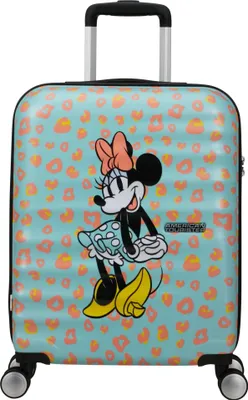 Produktbild von American Tourister Trolley Wavebreaker Disney Spinner 55 / 20 TSA Disney FL Minnie Pastel Dots türkis