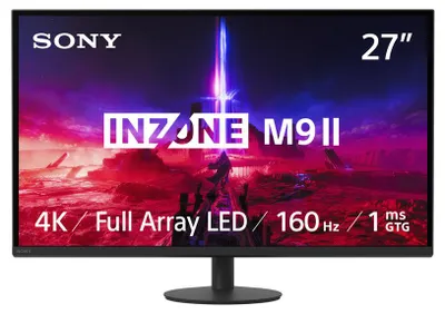 Zdjęcie produktu dla Sony INZONE M9 II, 68,3 cm (26.9"), 3840 x 2160 px, 4K Ultra HD, LCD, 1 ms, Czarny