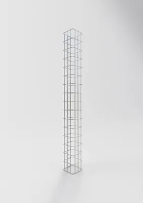 Produktbild von Gabionensäule eckig 17  cm x 17  cm, 160 cm Höhe, MW 5 cm x 10 cm