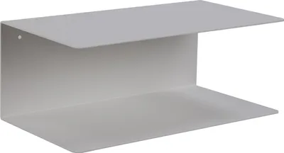 Produktbild von Wandregal >Joliet< (2er-Set) in weiss, Stahl - 35x14x20cm (BxHxT)
